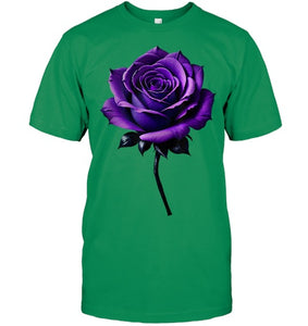 alzheimer s awareness purple rose T Shirt