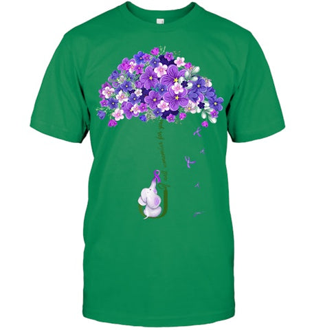 Image of Alzheimer Awareness Cute Elephant I Will Remember For You T Shirt