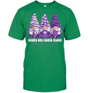 Alzheimer s Disease Awareness Month Purple Ribbon Gnomies T Shirt