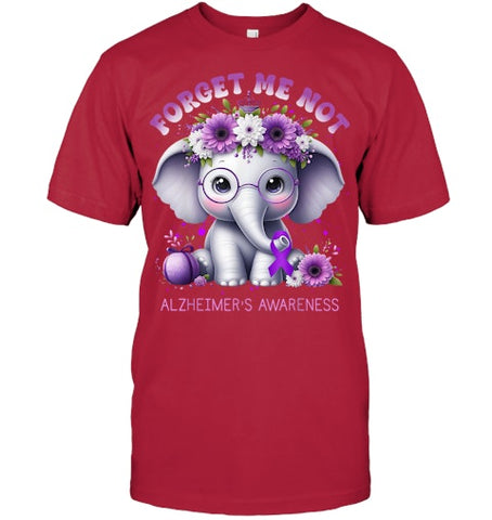 Image of Forget Me Not Alzheimer's Awareness Purple Elephant Flowers