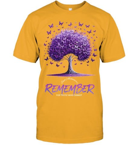 Image of Alzheimer Awareness Warrior Remember For Those Who Cannot T Shirt