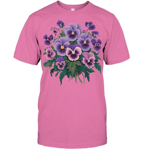 Image of Purple Floral Pansy Dementia Alzheimer's Awareness