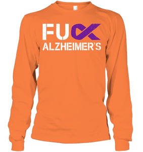 Fuck FU Alzheimer s Awareness Month Purple Ribbon Fighter T Shirt