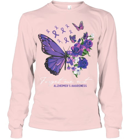 Image of Forget me not Dementia Alzheimer Awareness Butterfly Flower