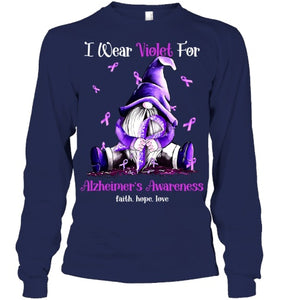 Alzheimer   I wear violet for Alzheimer