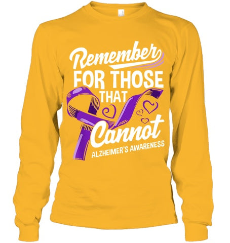 Image of Alzheimers Awareness Purple Ribbon Supporter Alzheimers T Shirt