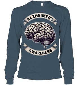 Alzheimer s Awareness Month Purple Alzheimers Awareness T Shirt