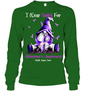 Alzheimer   I wear violet for Alzheimer