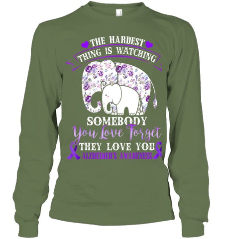 Image of Alzheimer Purple Floral Pansy Dementia Alzheimer s Awareness T Shirt (1)