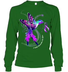 Hummingbird I Will Remember For You Alzheimer's Awareness