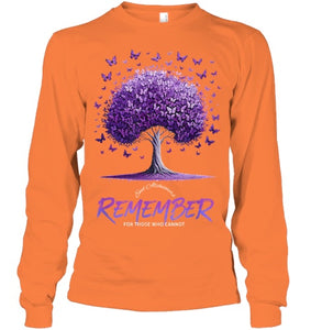 Alzheimer Awareness Warrior Remember For Those Who Cannot T Shirt