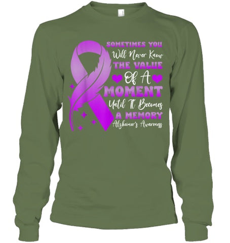 Image of I Wear Purple Alzheimer's Awareness Dementia Disease