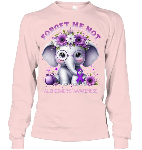 Image of Forget Me Not Alzheimer's Awareness Purple Elephant Flowers