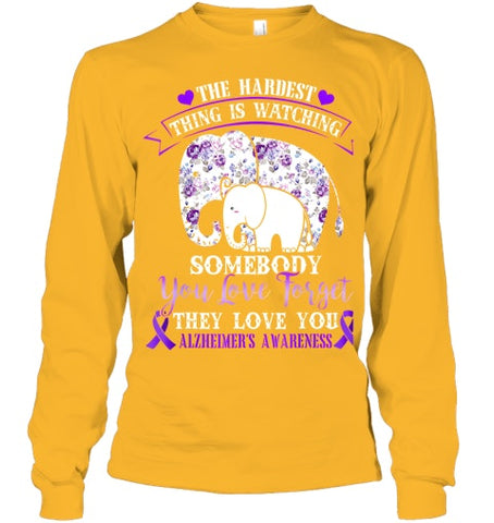 Image of Alzheimer Purple Floral Pansy Dementia Alzheimer s Awareness T Shirt (1)