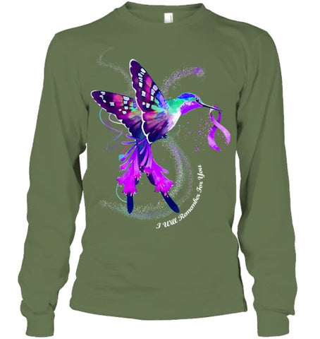 Image of Hummingbird I Will Remember For You Alzheimer's Awareness