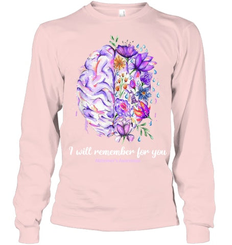 Image of I Will Remember For You Brain Alzheimer's Awareness