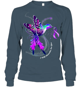 Hummingbird I Will Remember For You Alzheimer's Awareness