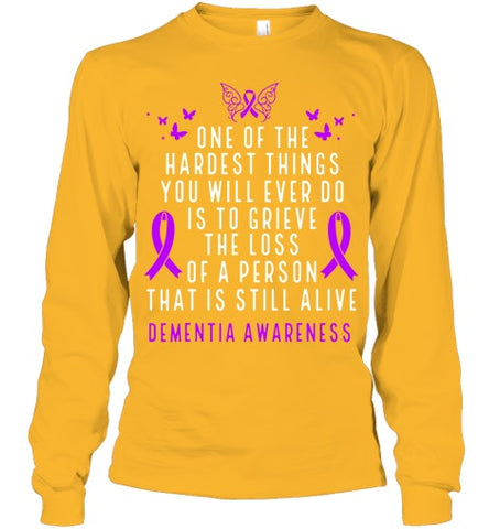 Image of Dementia Awareness Month Butterfly Warrior Alzheimers T Shirt