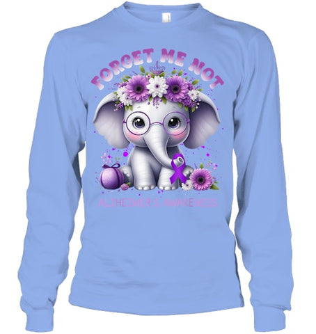 Image of Forget Me Not Alzheimer's Awareness Purple Elephant Flowers