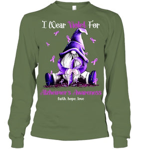 Alzheimer   I wear violet for Alzheimer