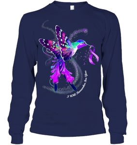 Hummingbird I Will Remember For You Alzheimer's Awareness