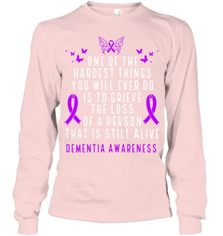 Image of Dementia Awareness Month Butterfly Warrior Alzheimers T Shirt