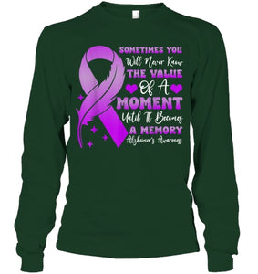 I Wear Purple Alzheimer's Awareness Dementia Disease