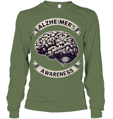 Image of Alzheimer s Awareness Month Purple Alzheimers Awareness T Shirt