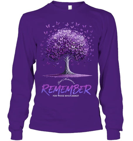 Image of Alzheimer Awareness Warrior Remember For Those Who Cannot T Shirt