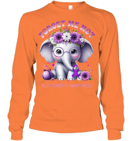 Image of Forget Me Not Alzheimer's Awareness Purple Elephant Flowers