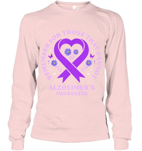 Remember For Those That Cannot Alzheimer s Awareness Ribbon T Shirt