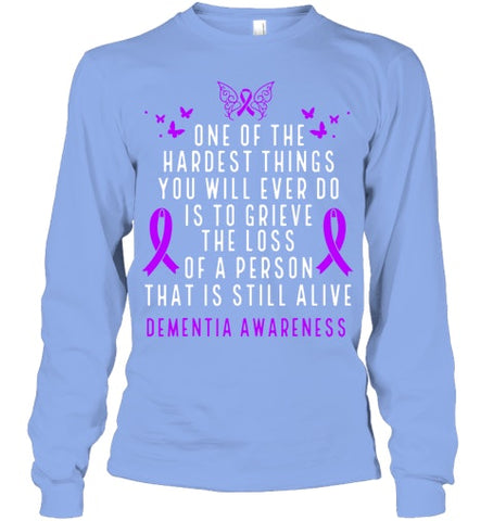 Image of Dementia Awareness Month Butterfly Warrior Alzheimers T Shirt