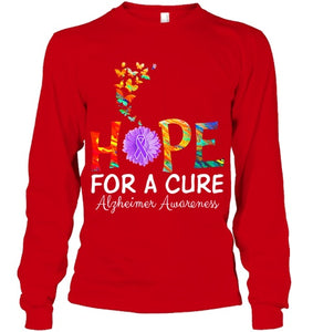 Alzheimer s awareness shirt Hope for a Cure classic Gift T Shirt