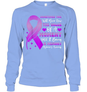 I Wear Purple Alzheimer's Awareness Dementia Disease