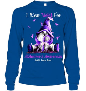 Alzheimer   I wear violet for Alzheimer