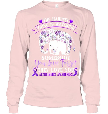 Image of Alzheimer Purple Floral Pansy Dementia Alzheimer s Awareness T Shirt (1)