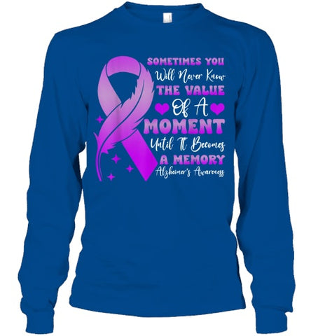 Image of I Wear Purple Alzheimer's Awareness Dementia Disease