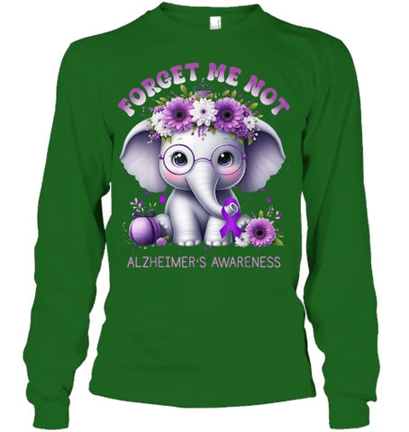 Image of Forget Me Not Alzheimer's Awareness Purple Elephant Flowers