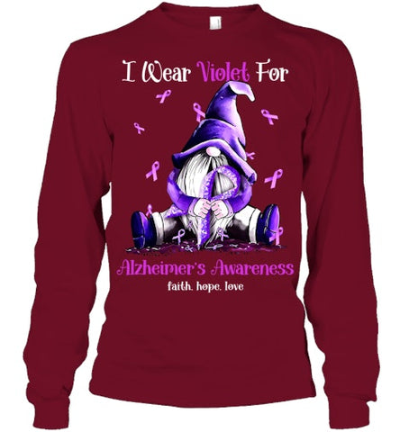 Image of Alzheimer   I wear violet for Alzheimer