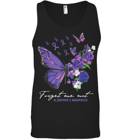 Image of Forget me not Dementia Alzheimer Awareness Butterfly Flower