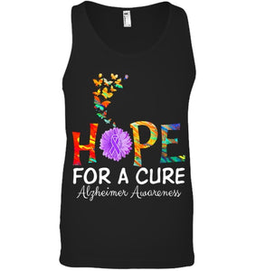 Alzheimer s awareness shirt Hope for a Cure classic Gift T Shirt