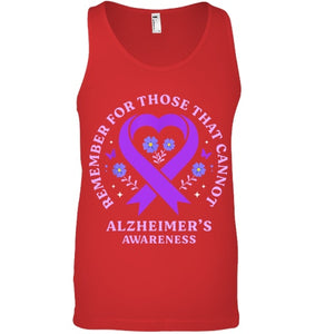 Remember For Those That Cannot Alzheimer s Awareness Ribbon T Shirt