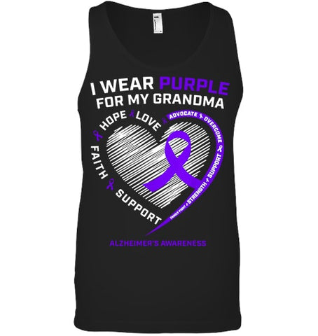 Image of Purple Alzheimers Awareness Products grandma Gifts Men Women