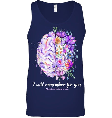 Image of I Will Remember For You Brain Alzheimer's Awareness