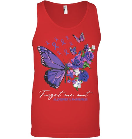 Image of Forget me not Dementia Alzheimer Awareness Butterfly Flower