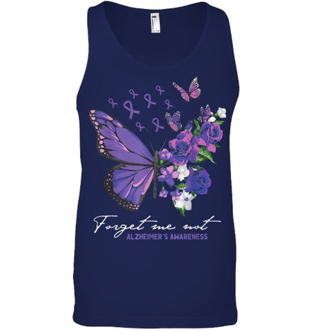 Image of Forget me not Dementia Alzheimer Awareness Butterfly Flower