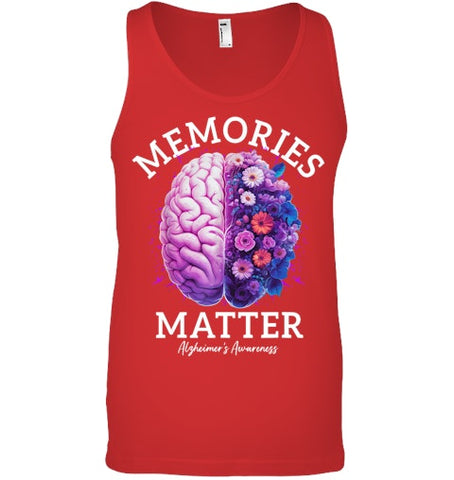 Image of Alzheimer's Awareness Memories Matter Brain Flowers