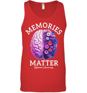 Alzheimer's Awareness Memories Matter Brain Flowers