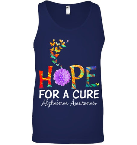 Image of Alzheimer s awareness shirt Hope for a Cure classic Gift T Shirt