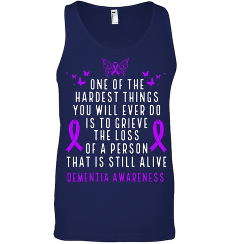 Image of Dementia Awareness Month Butterfly Warrior Alzheimers T Shirt